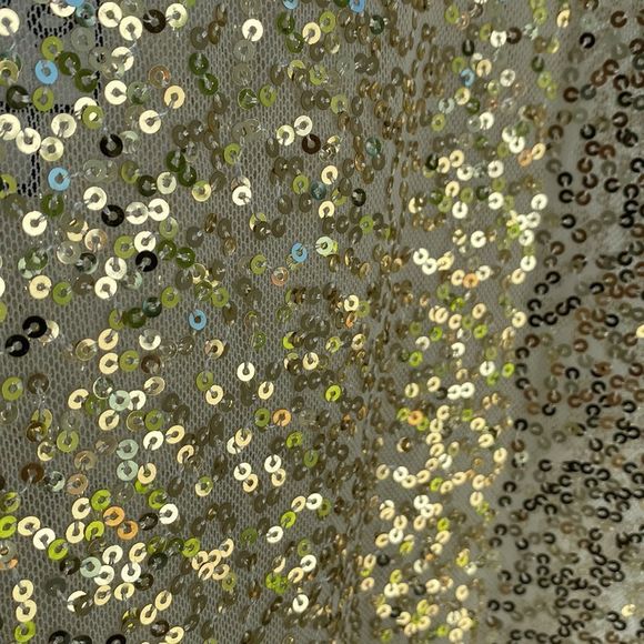 Free People Intimately gold sequin slip dress size L - Picture 7 of 11